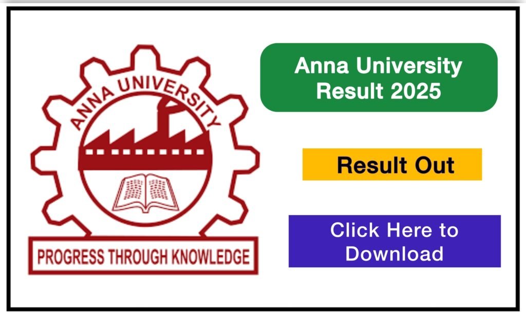 Anna University Result 2025 Out Download