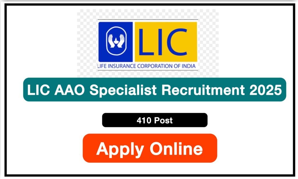 LIC AAO Specialist Recruitment 2025