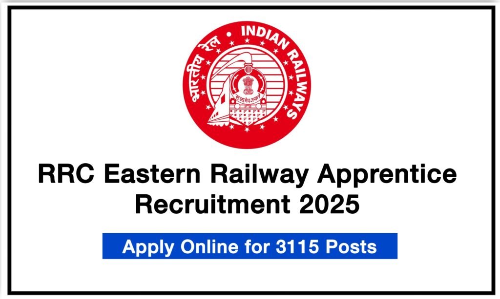 RRC Eastern Railway Apprentice Recruitment 2025 @er.indianrailways.gov.in
