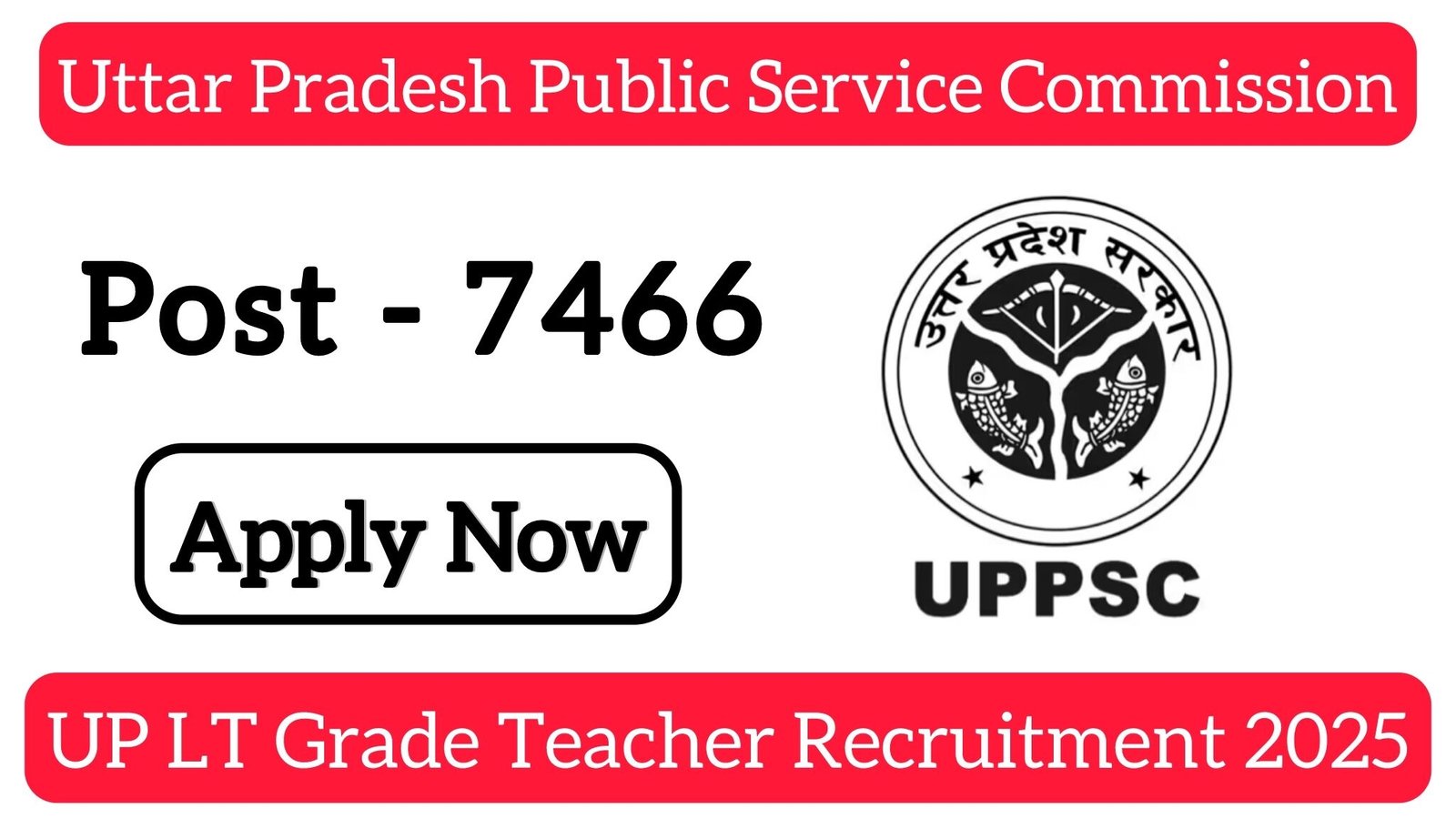 UP LT Grade Teacher Recruitment 2025