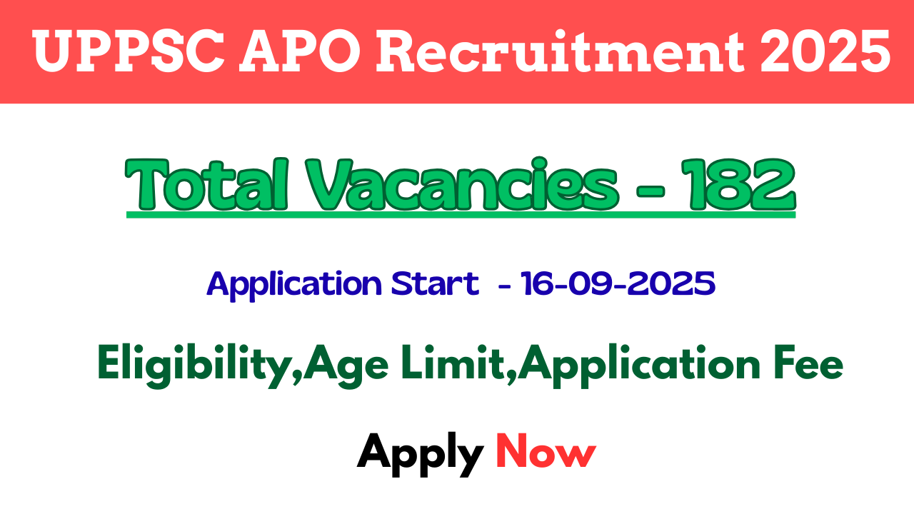 UPPSC APO Recruitment 2025, UPPSC Assistant Prosecution Officer Vacancy 2025, UP APO Bharti 2025, uppsc.up.nic.in apply online, UPPSC APO Notification 2025