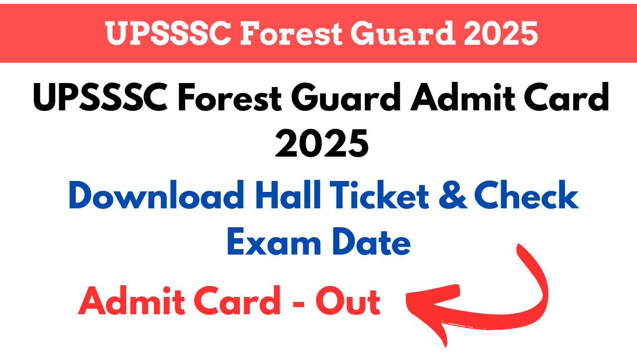 UPSSSC Forest Guard Admit Card 2025, UPSSSC Forest Guard Hall Ticket 2025, UPSSSC Forest Guard Exam Date 2025, UPSSSC Forest Guard Exam City Slip 2025, UPSSSC Forest Guard Call Letter Download,