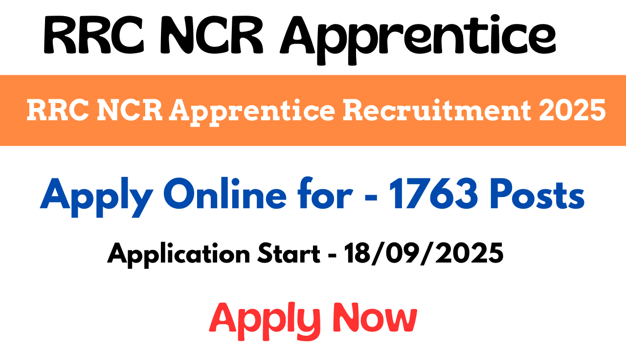 RRC NCR Apprentice Recruitment 2025