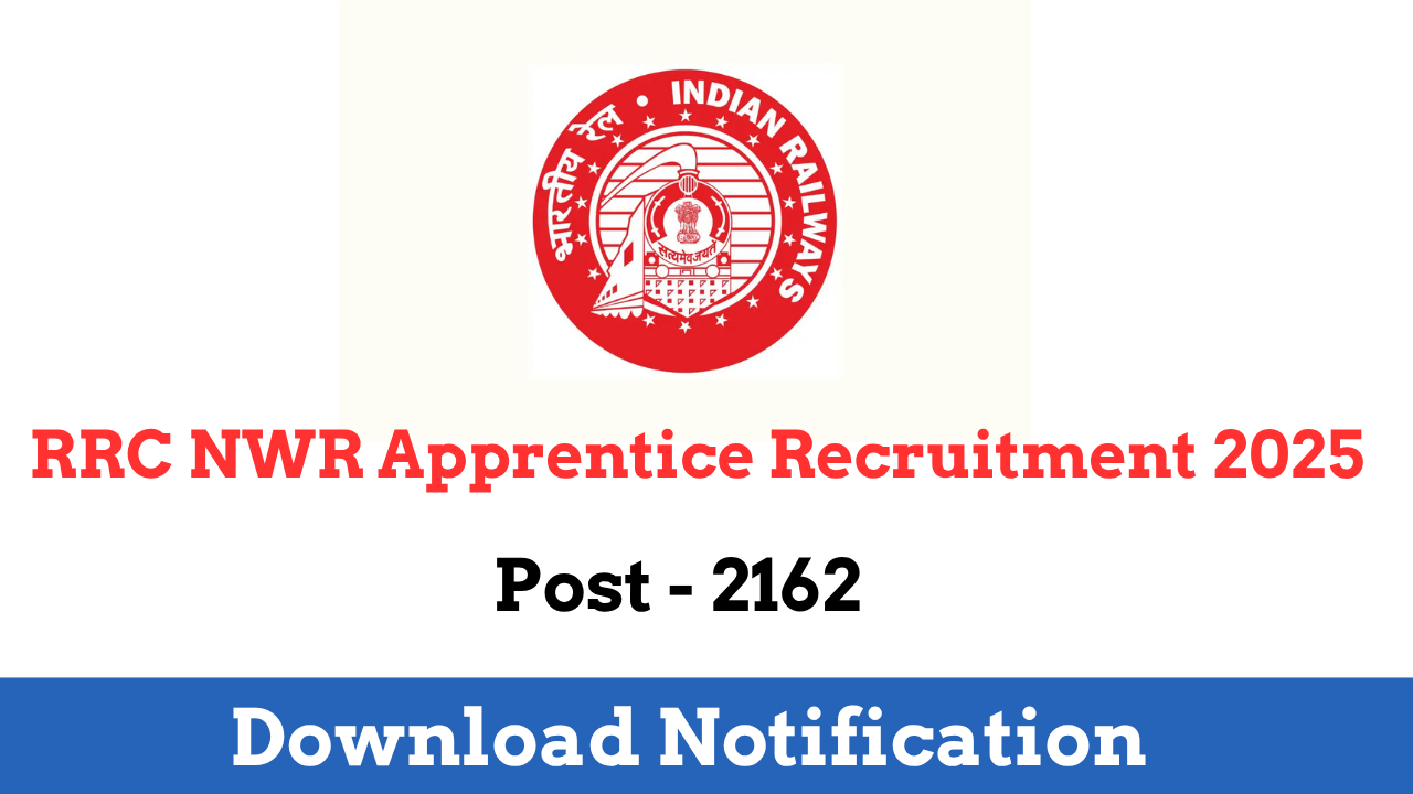 RRC NWR Apprentice Recruitment 2025,RRCNWR2025,RailwayApprentice2025,RRCApprenticeRecruitment,RRBJaipurJobs,IndianRailwayJobs,RRBNWRVacancy2025,GovernmentJobs2025